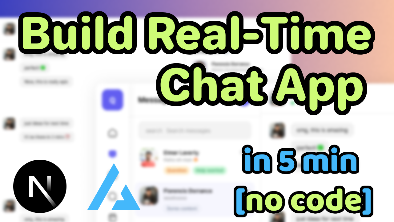 Build real-time chat app using NextJS